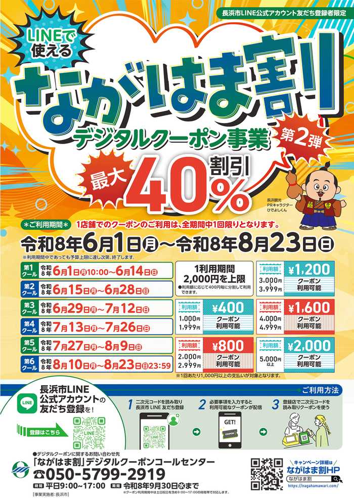長浜市 ながはま割 第二弾